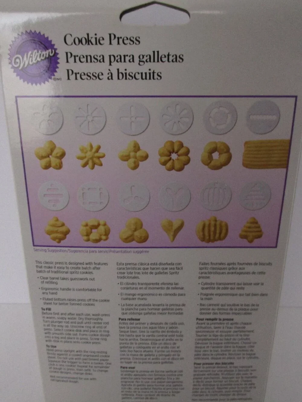 Wilton cookie press